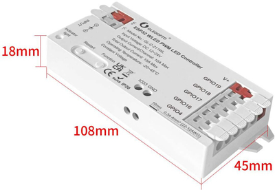 Kontrollues LED Gledopto GL-C-211WL Synergy 21, 55W, ESP32 WLED, 12/24V