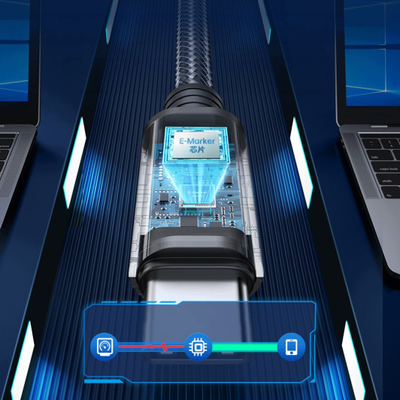 Kabllo USB Orico CW240 USB C në USB C, PD 240W, 1.5m, e zezë