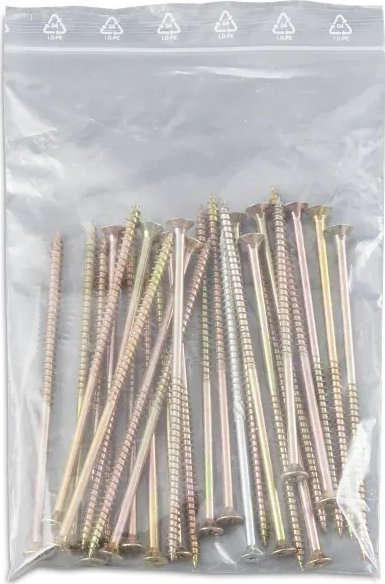 Кеси со затворање Master'in, 250x350 mm, 50 µm, транспарентни