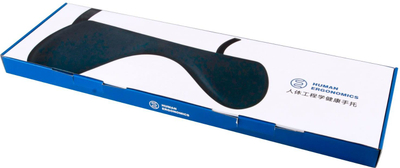 Mbështetëse për kyçe R GO Tools RGOARMC, ergonomike, për tastierë, e zezë