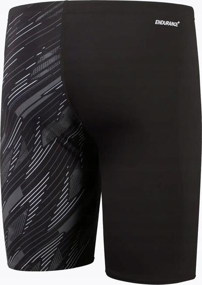 Rroba noti për burra Speedo Hyper Boom V-Cut Jammer, Endurance+, e zezë me gri