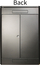 Kabinë rack Lanview RDL22U81BL, 22U, në këmbë, e zezë