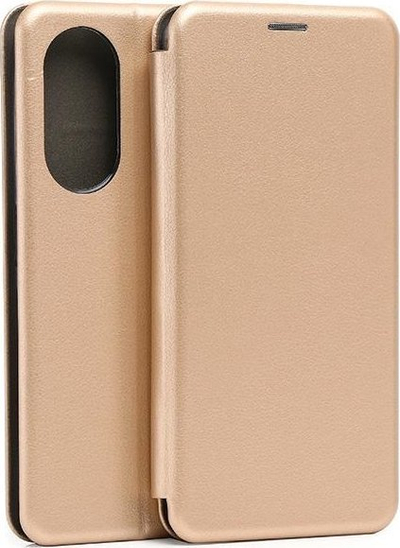 Kapak telefoni Beline Book Magnetic për Oppo A98, me kapak, ngjyrë ari