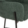 Stol mesatar Wolf 56x56x96Hcm (HM8584.03), gjelbër/ zezë
