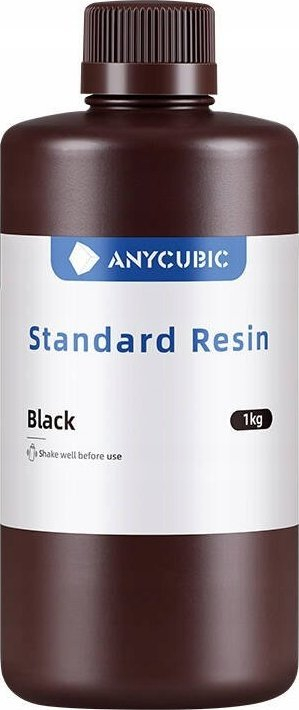 Rrëshirë 3D ANYCUBIC Standard Resin, 1kg, e zezë
