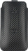 Këllëf universal xhepi Forcell Carbon Model 14 për iPhone 11 dhe XR, me mbyllje PULL UP, ngjyrë e zezë
