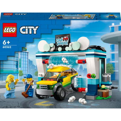 Lodër ndërtimi LEGO City Car Wash 60362, set me ndertim, mbi 6 vjeç, shumëngjyrëshe