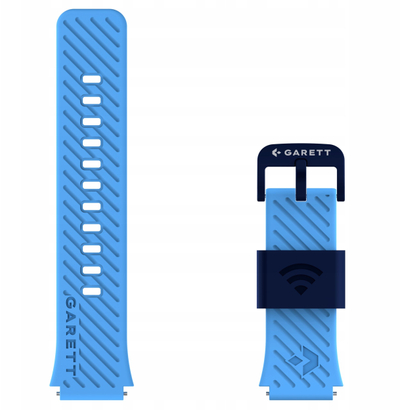 Rrip për orë inteligjente Garett Pay Kids, 18 mm, NFC, blu