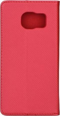 Këllëf libri për Samsung Galaxy A32 A325, flip wallet, me xhep karte, i kuq