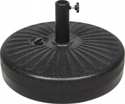 Bazë për çadër kopshti Saska Garden, 22 kg, plastike, e zezë