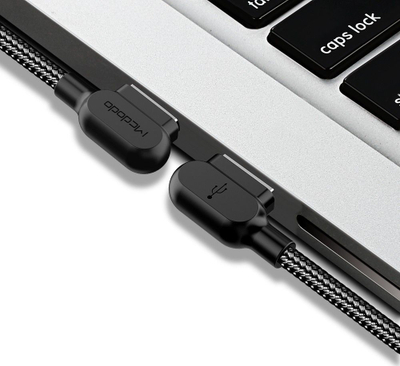 Kabllo USB Mcdodo MDD43, USB A në Lightning, 1.8 m, e zezë