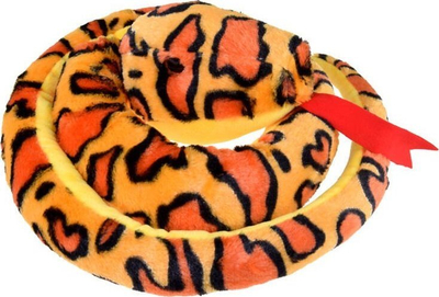 Lodër pelushi gjarpër Biuro-Set Plush, 160cm, e verdhë