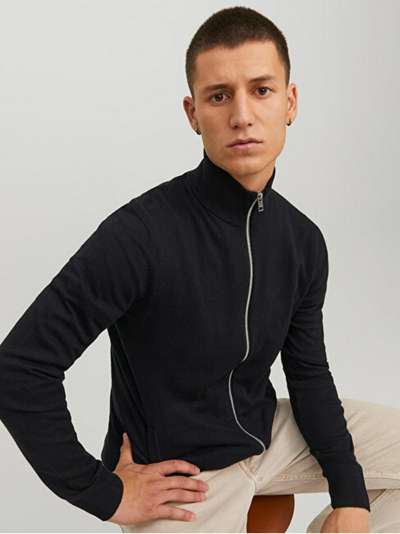Triko Jack&Jones JJEEMIL, e zezë