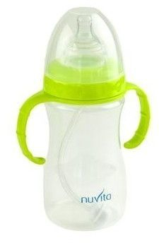 Shishe vetë ushqyese Nuvita, 270ml, e verdhë