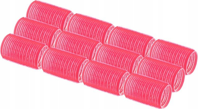 Bigudi vetëngjitës Activeshop Velcro Rollers, 3.6 cm, set me 10 copë, rozë