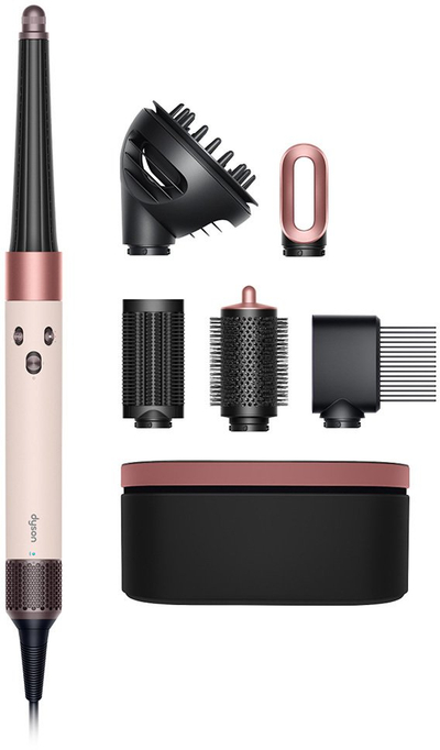 Stilues flokësh Dyson Airwrap i.d. Curly to Coily, 6 në 1, qeramik, rozë