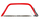 Sharrë hark Pro-Line 64076, 76cm, për dru, portokalli