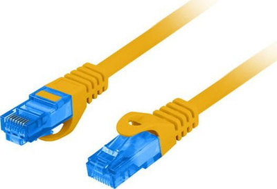 Kabllo Lanberg Patchcord CAT.6A S / FTP LSZH CCA, 1.5m, e portokalltë