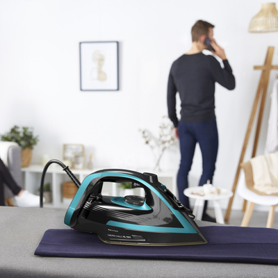 Hekur me avull Tefal Puregliss FV8066E0, 3000W, kabëll 2m, blu