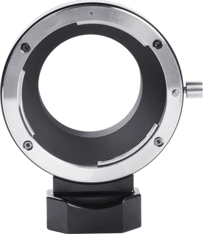Adapter objektivi Sirui Jupiter EF në GFX, mount EF për GFX, me bazë tripodi, ngjyrë e zezë