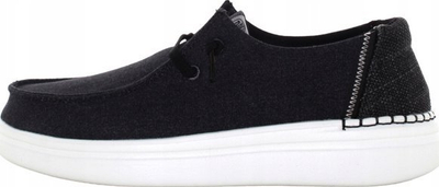 Këpucë slip on HEYDUDE Wendy Rise, për goca, tekstil, blu e errët