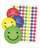 Stikera LearnHow Faces Moods, set me 88 copë, rrethor, shumëngjyrëshe