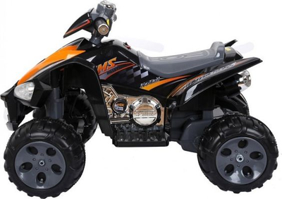 Lodër elektrike quad Leantoys 5902808150107, për fëmijë 3+, e zezë