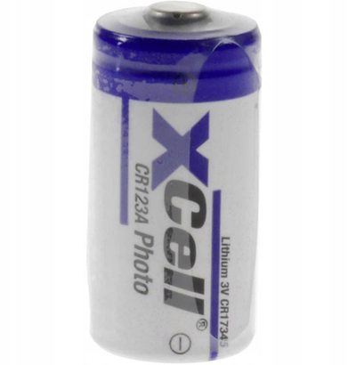 Bateri litium XCell Photo123 CR123A, 1550 mAh, 3 V