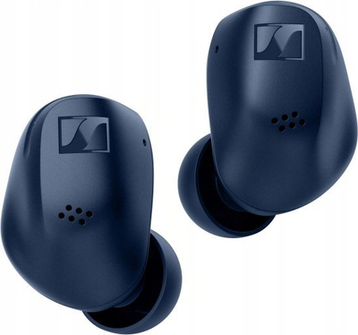 Docka Bluetooth Sennheiser Accentum TWS, me mikrofon, me kuti karikimi, blu