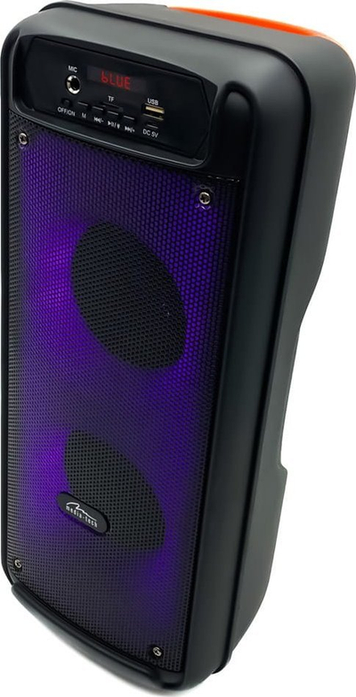Kutizë zani Media-Tech FlameBox Up MT3177, Bluetooth 5.0, LED, e zezë