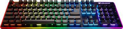 Set gaming tastierë dhe mi Cougar Deathfire EX, mekanike hibride, DPI i rregullueshëm, i zi