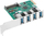 Kartë PCI Express Lanberg PCE-US3-004, 4 porta USB 3.1 Gen 1, 5 Gbps, e zezë