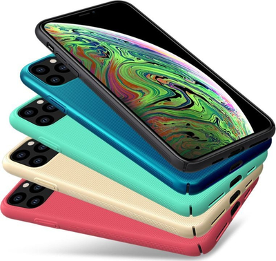 Këllëf telefoni Nillkin Frosted për iPhone 11 Pro Max, polikarbonat, Gold