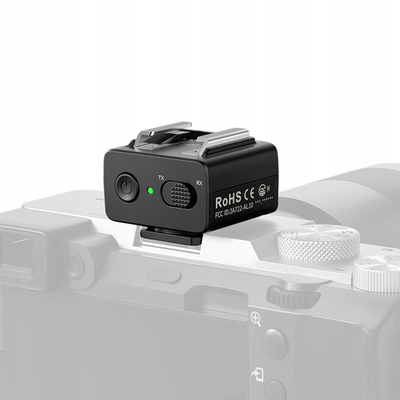 Shkrehës wireless Ulanzi LA10, 2.4GHz TX RX, USB C, i zi