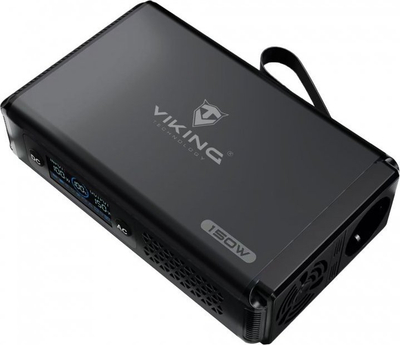 Преносна енергетска станица Викинг ВАЛИ150, 10000mAh, 150W, црна