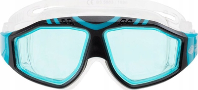 Syze noti për kalamoj Aquawave Maveric Jr, anti fog, mbrojtje UV, transparente blu