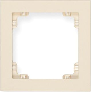 Rama njëfishe Karlik Deco 1DR-1, universale, IP20, bezhë