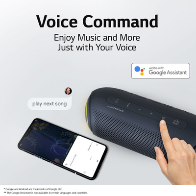Altoparlant Bluetooth LG XBOOM Go PL5 Blue 20 W
