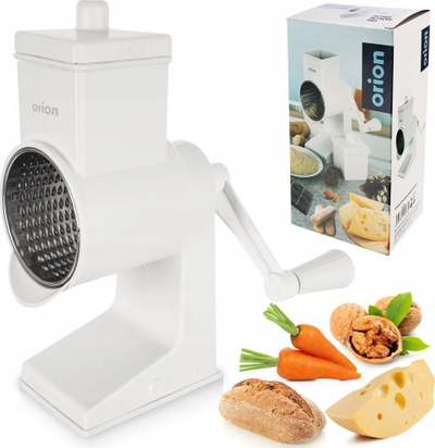 Mulli universal ORION, 26 cm, plastik dhe çelik inoks, argjend me të bardhë