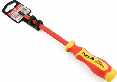 Turnavid izolues Tvardy T00825, majë e sheshtë 5.5 mm, 125 mm, i kuq verdhë