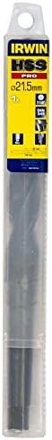 Spiralë shpimi IRWIN 10502441 HSS PRO DIN345, 21.5mm, gjatësi 248mm, e zezë
