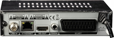 Receiver satelitor Denver DVBS-206HD, Full HD 1080p, USB përpara, i zi