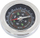Busull metalike Compass AG489, 7.5 cm, ngjyrë argjendi