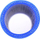 Lidhës silikoni TurboWorks Connector, 100cm, diametër 40mm, blu