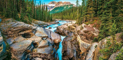 Puzzle Castorland Mistaya Canyon Kanada, 4000 copa, për të rritun, shumëngjyrësh