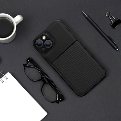 Mbrojtëse telefoni OEM Noble për Xiaomi 12 Lite, polikarbonat TPU, magnetike, e zezë