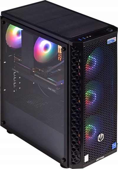 PC desktop Actina me Intel Core i5-14400F, 32GB RAM, 1TB SSD, RTX 4060, i zi