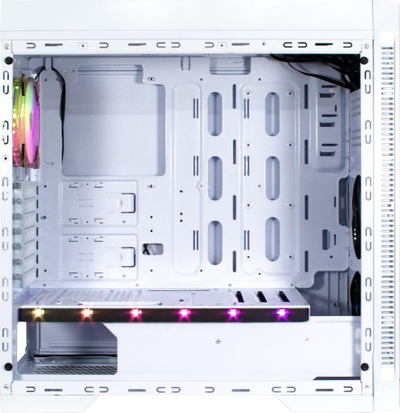 Kasë Inter-Tech X-908 Infini2, e bardhë, Midi Tower