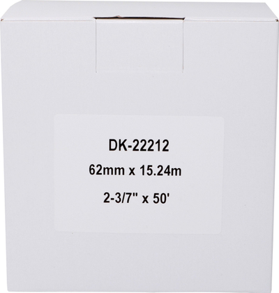 Rrotullë termike Brother DK-22212, 62mm, 15.24m, e bardhë
