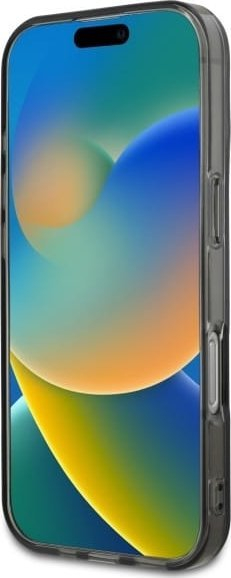 Kapak telefoni Mercedes Double Layer Case MagSafe për iPhone 16 Pro Max, 6.9\", i zi me argjend